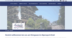 Desktop Screenshot of hotelseimler.de